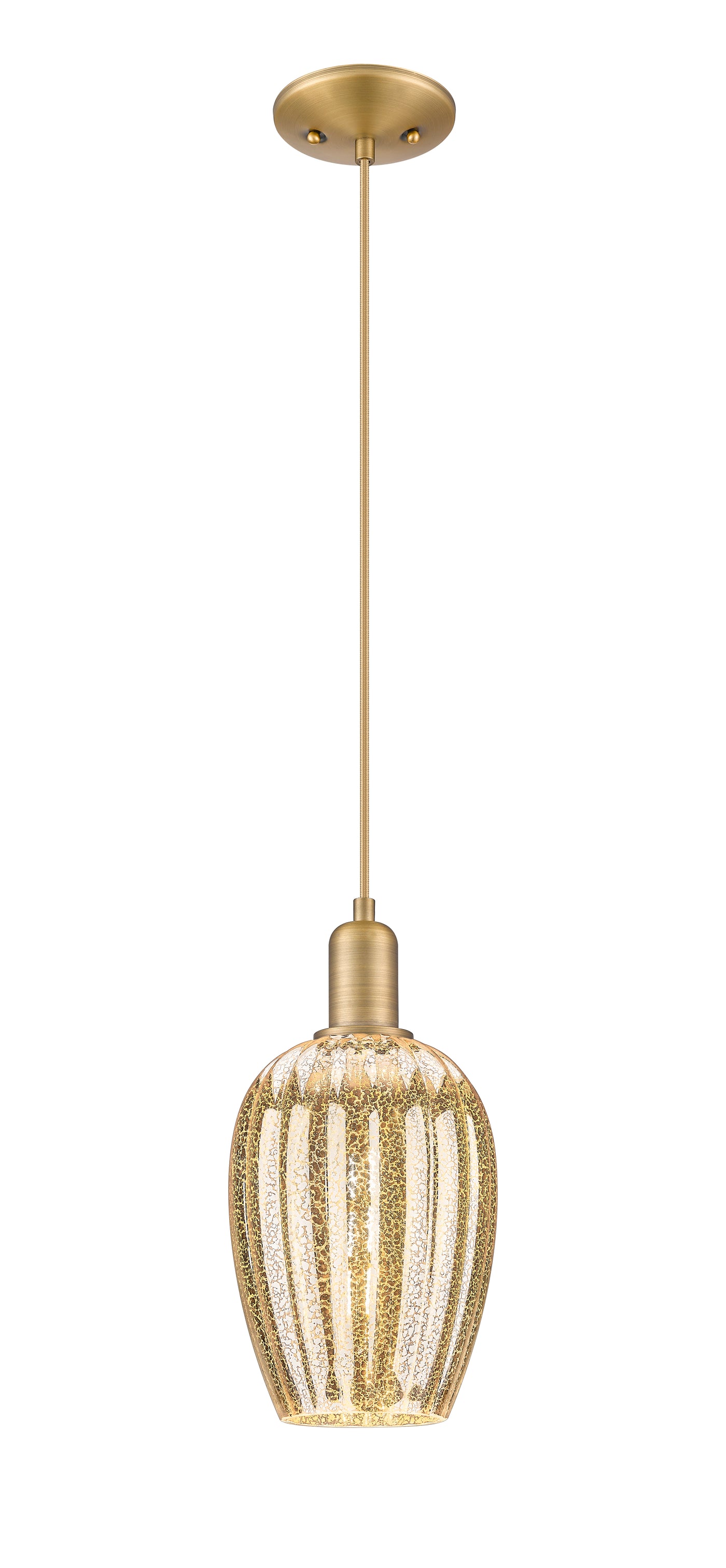Arcadia Mini Pendant Antique Brass Dimmable