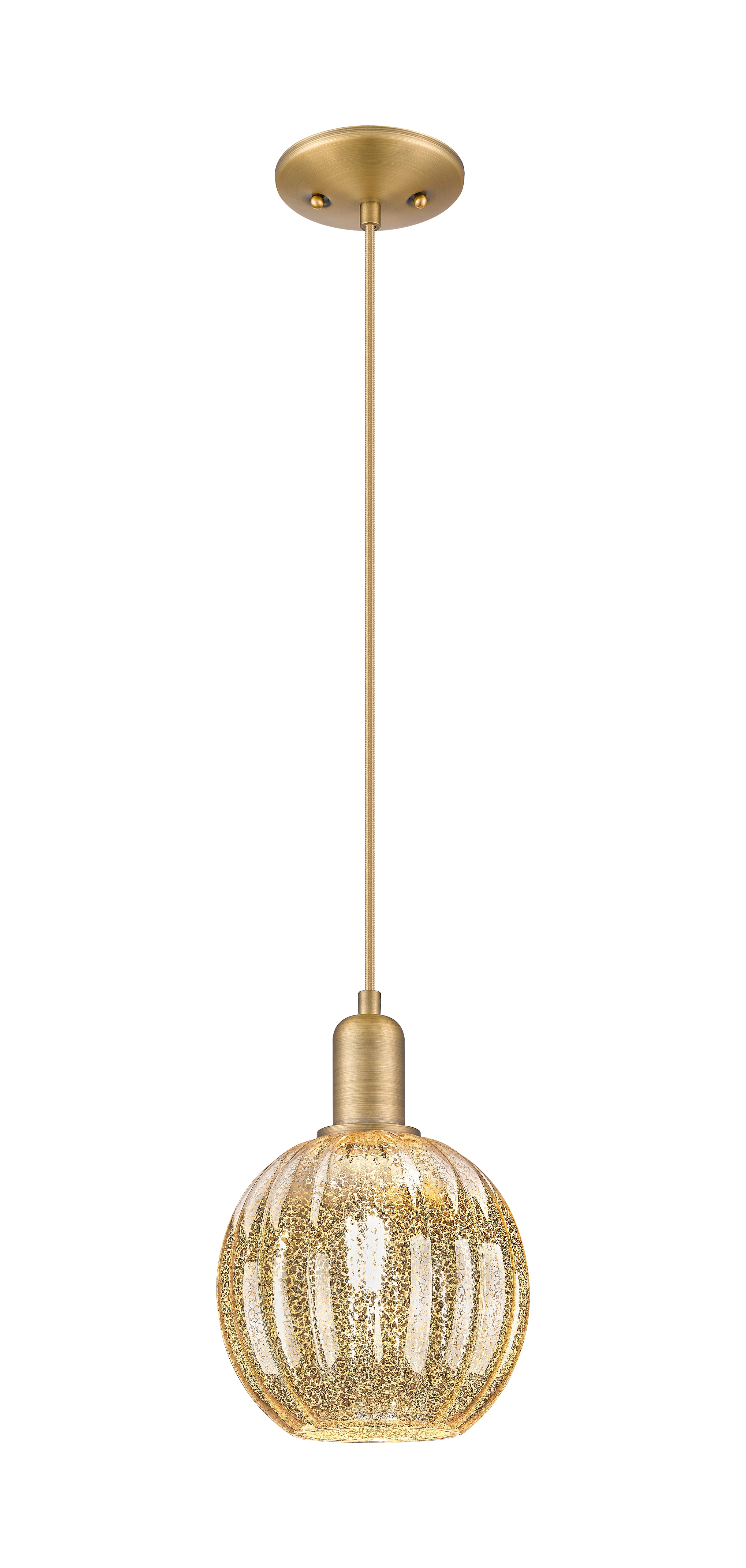 Arcadia Mini Pendant Antique Brass Finish