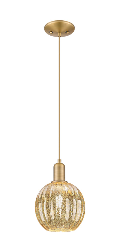 Arcadia Mini Pendant Antique Brass Finish