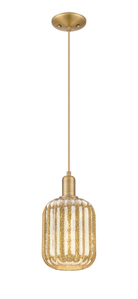 Arcadia Mini Pendant Antique Brass Glass