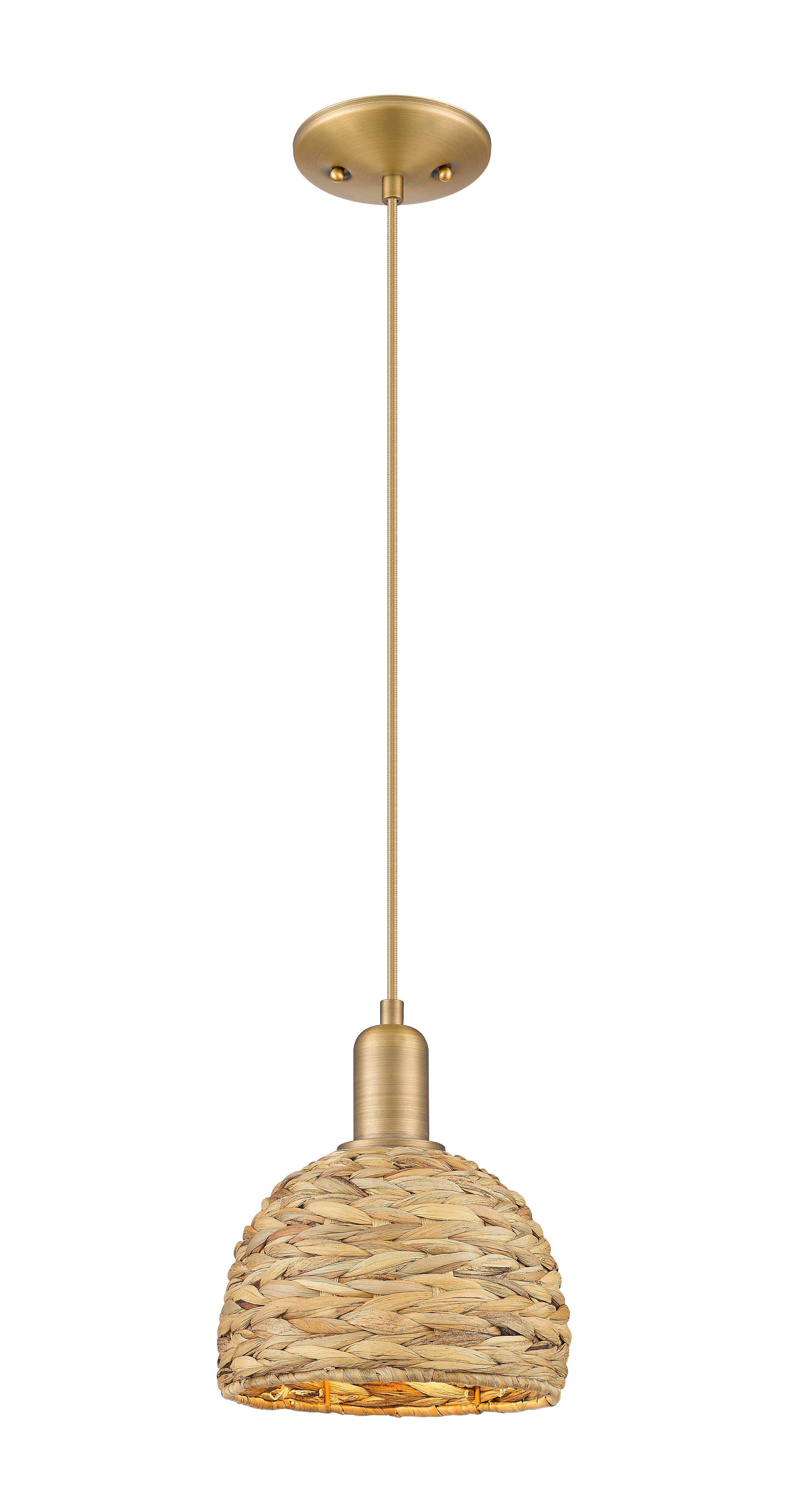 Arcadia Mini Pendant Antique Brass Finish