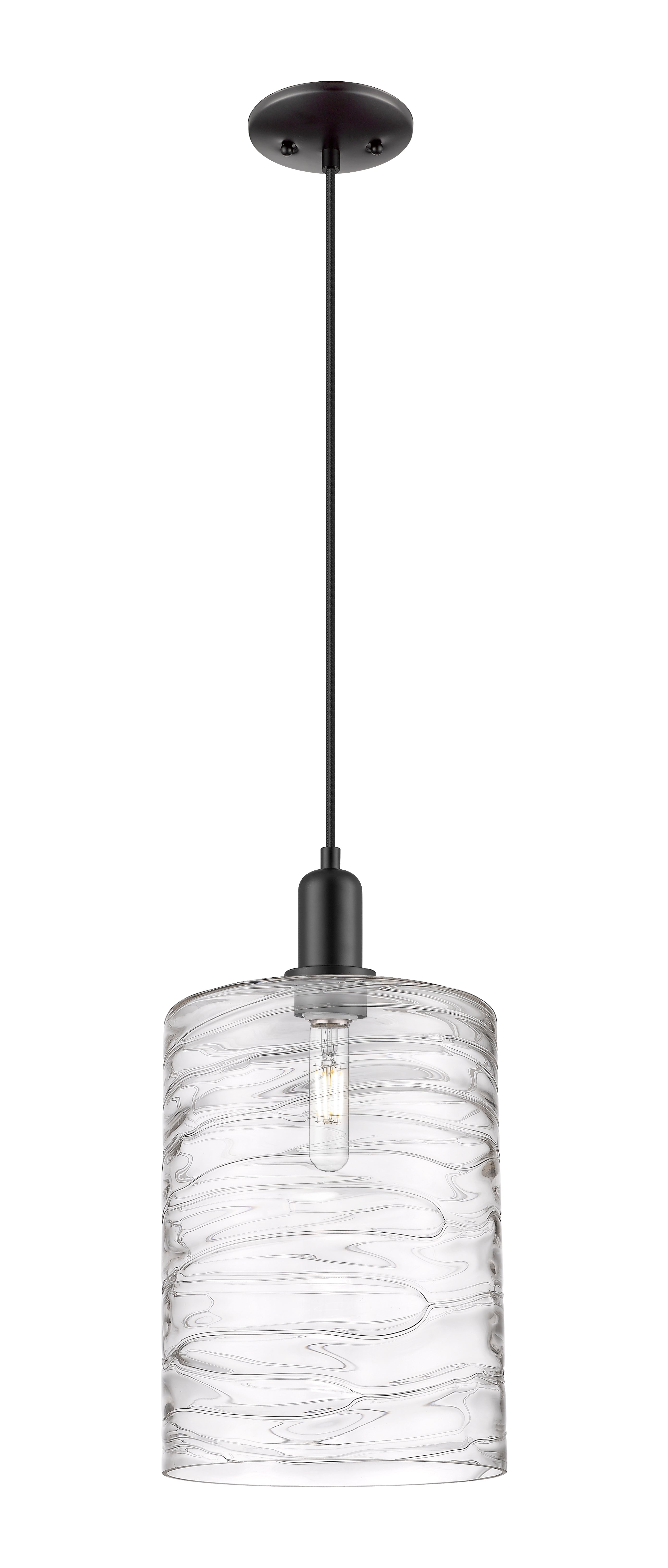Arcadia Mini Pendant Antique Brass Glass