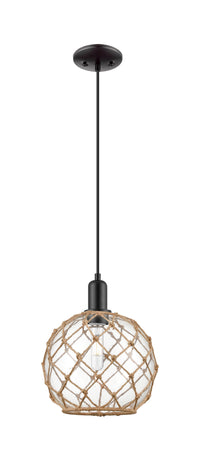 Arcadia Mini Pendant Antique Brass Cast