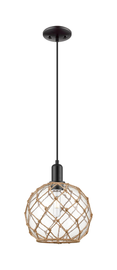 Arcadia Mini Pendant Antique Brass Cast
