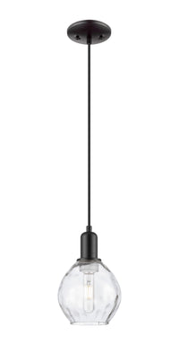 Arcadia Mini Pendant Antique Brass Glass