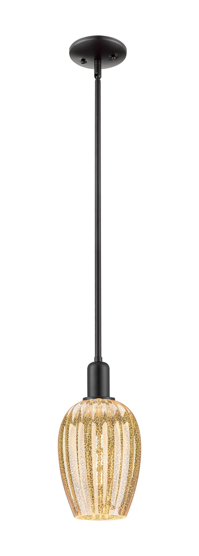 Arcadia Mini Pendant Antique Brass Dimmable