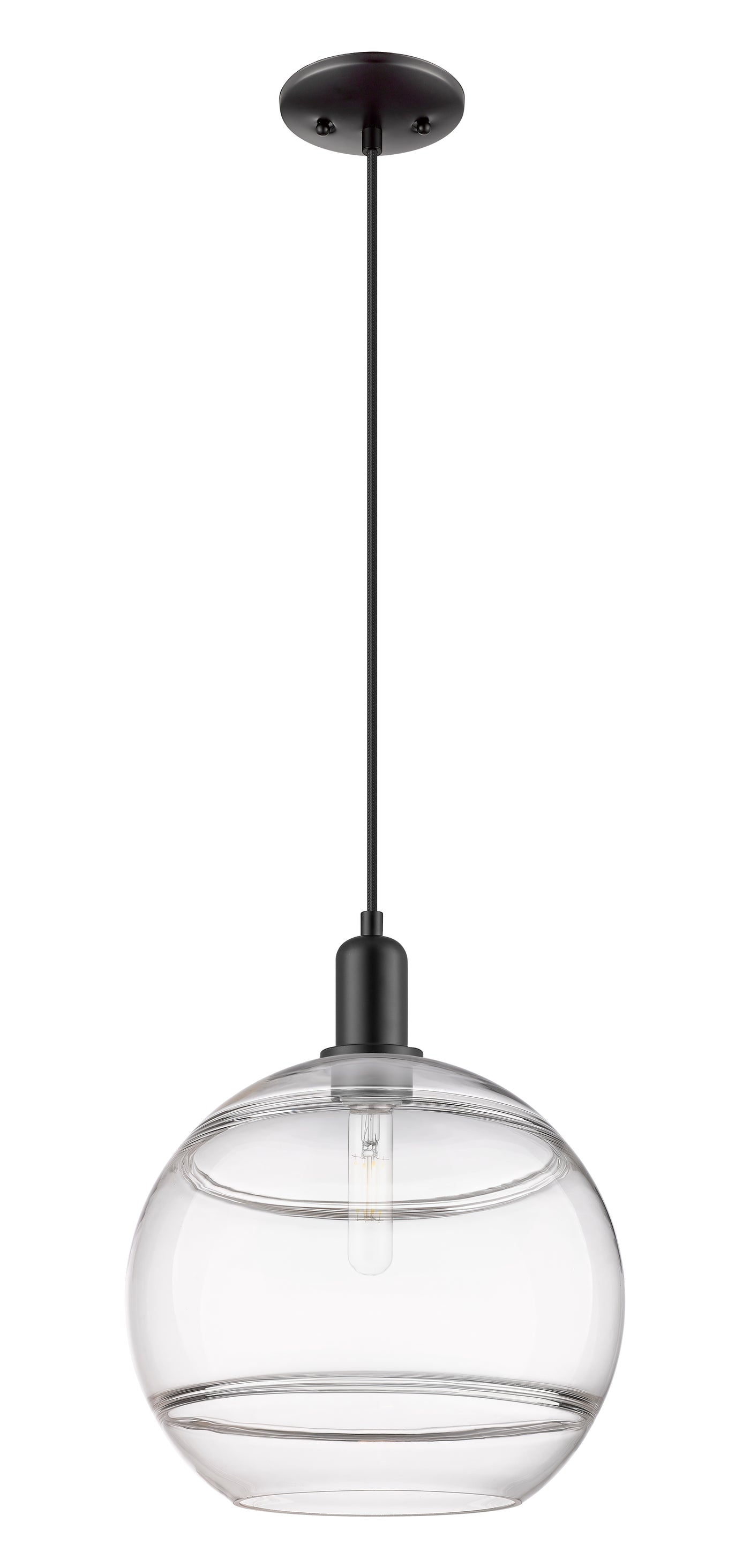 Arcadia Mini Pendant Antique Brass 12 Inch