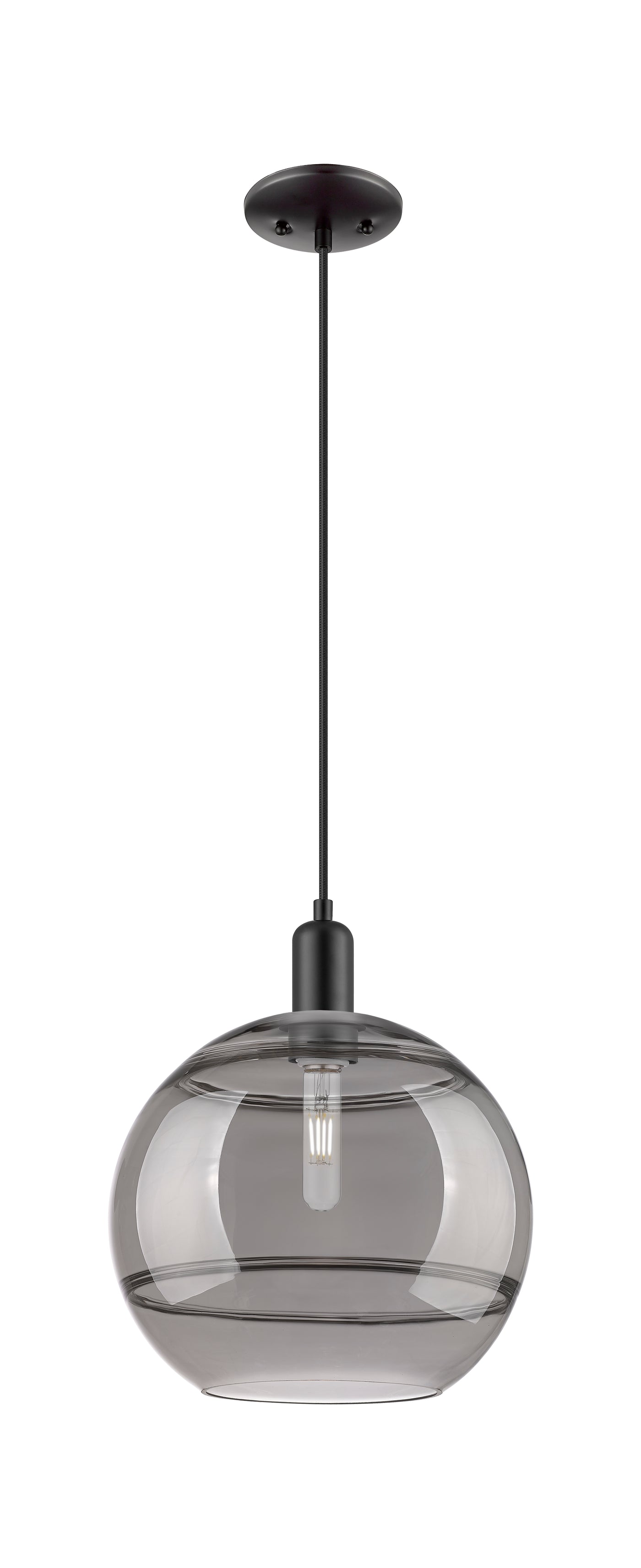 Arcadia Mini Pendant Antique Brass 12 Inch