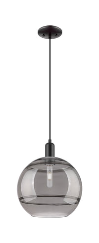 Arcadia Mini Pendant Antique Brass 12 Inch