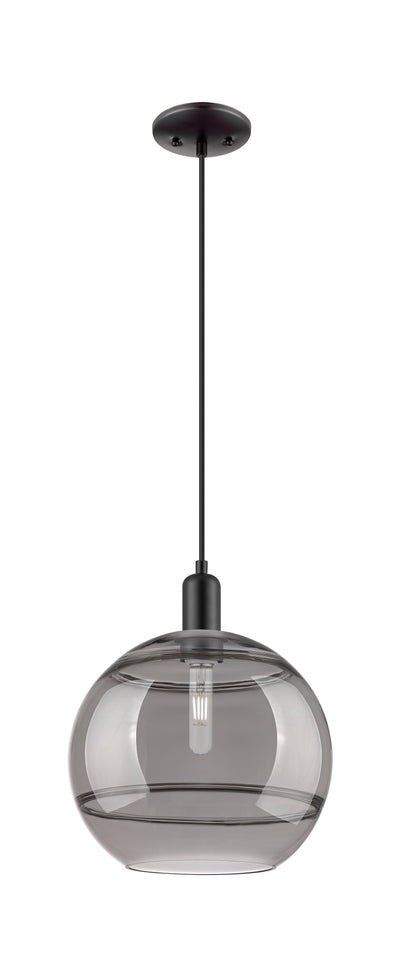 Arcadia Mini Pendant Antique Brass 12 Inch