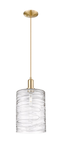 Arcadia Mini Pendant Antique Brass Glass