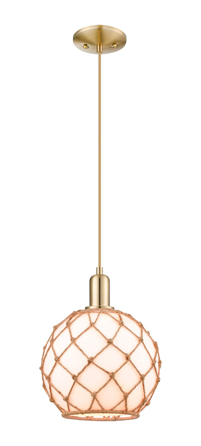 Arcadia Mini Pendant Antique Brass Cast