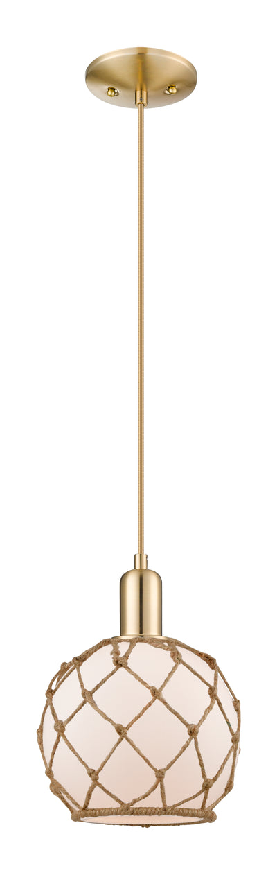 Arcadia Mini Pendant Antique Brass Finish