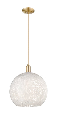 Arcadia Mini Pendant Antique Brass 13.75 Inch