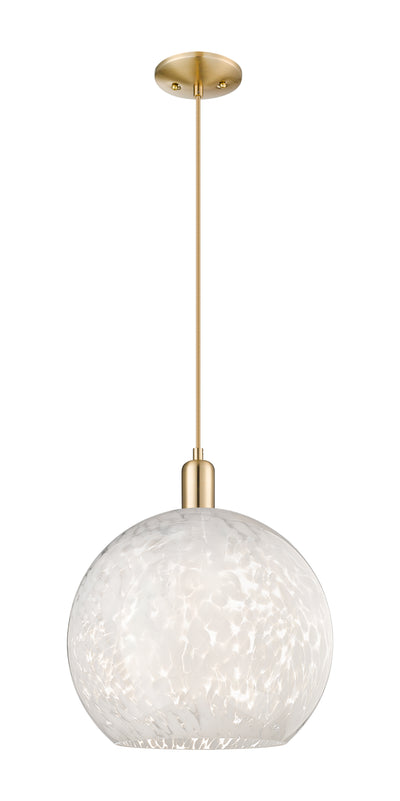 Arcadia Mini Pendant Antique Brass 13.75 Inch