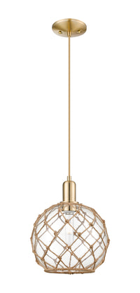 Arcadia Mini Pendant Antique Brass Cast