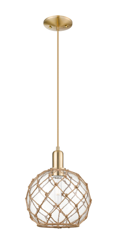 Arcadia Mini Pendant Antique Brass Cast