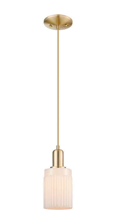 Arcadia Mini Pendant Antique Brass Dimmable