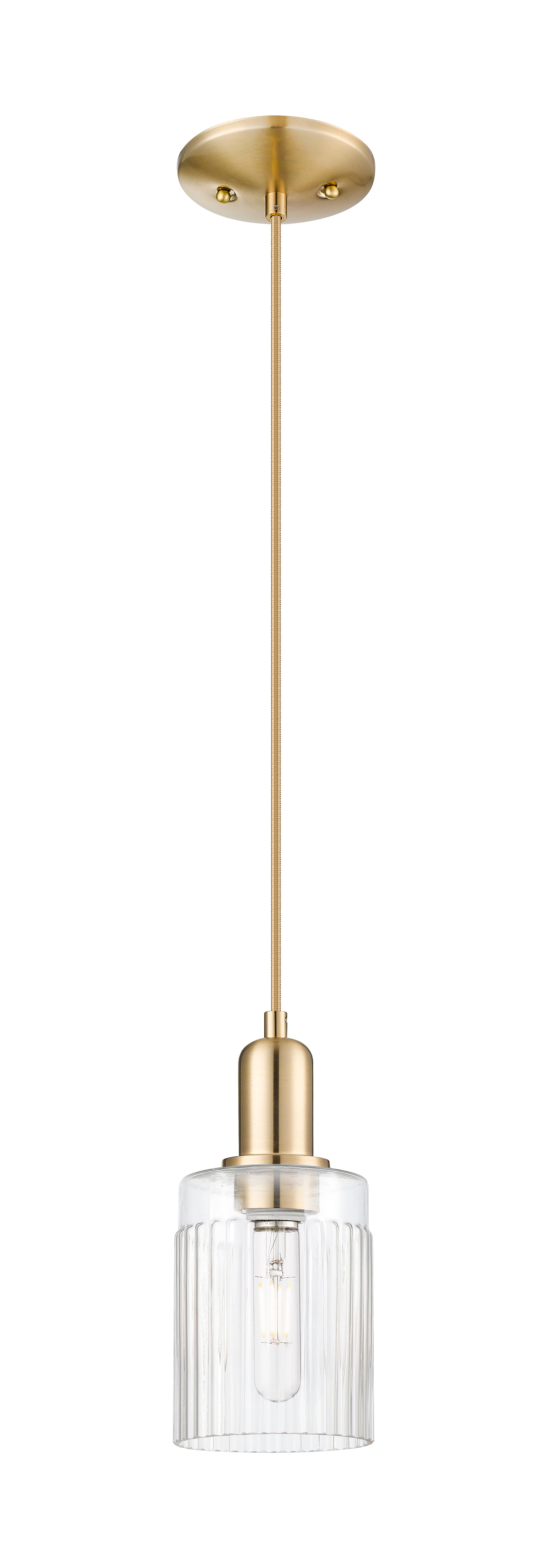 Arcadia Mini Pendant Antique Brass Dimmable