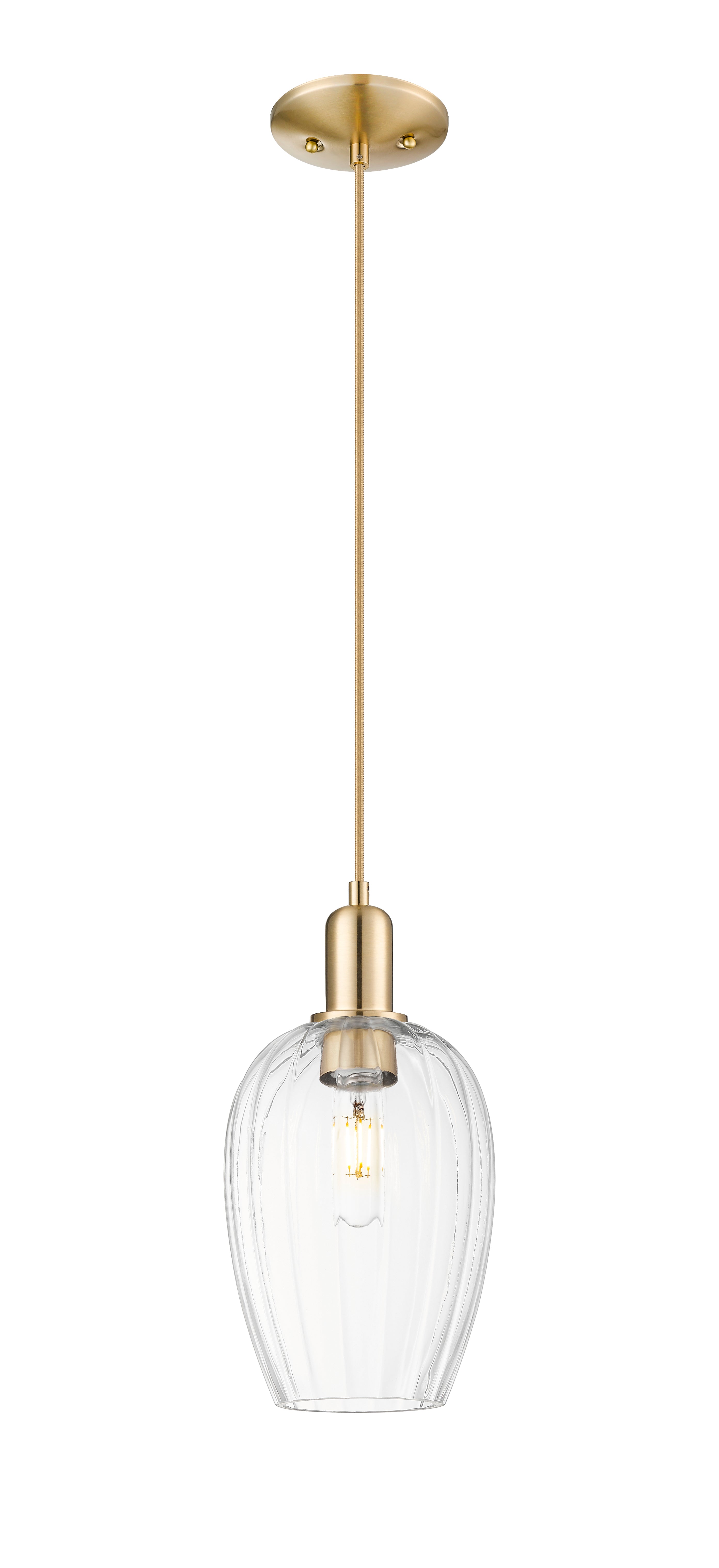 Arcadia Mini Pendant Antique Brass Dimmable