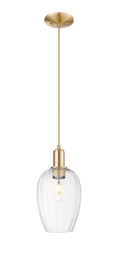 Arcadia Mini Pendant Antique Brass Dimmable
