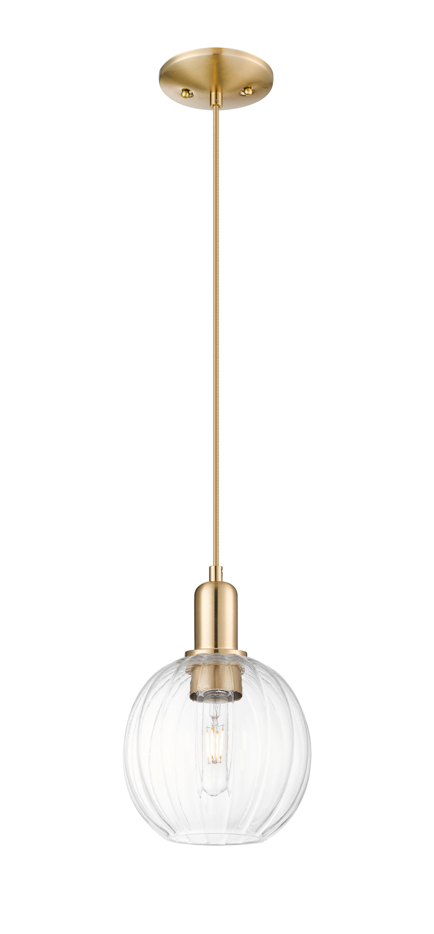 Arcadia Mini Pendant Antique Brass Finish