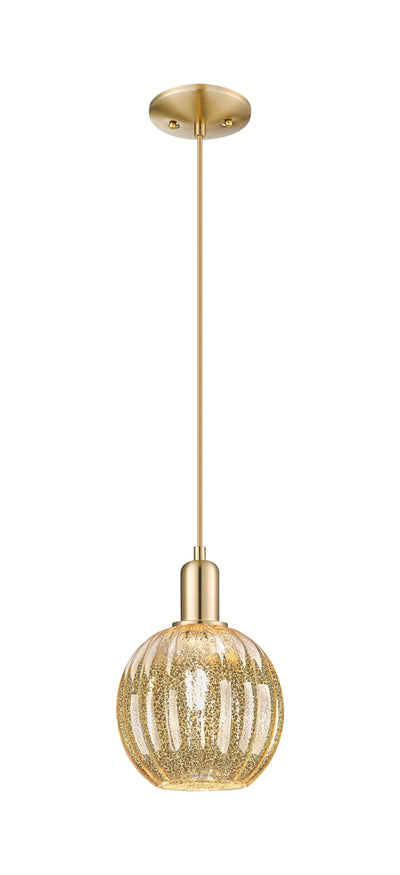 Arcadia Mini Pendant Antique Brass Finish