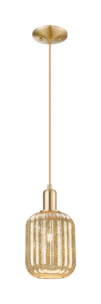 Arcadia Mini Pendant Antique Brass Glass