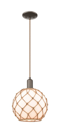 Arcadia Mini Pendant Antique Brass Cast