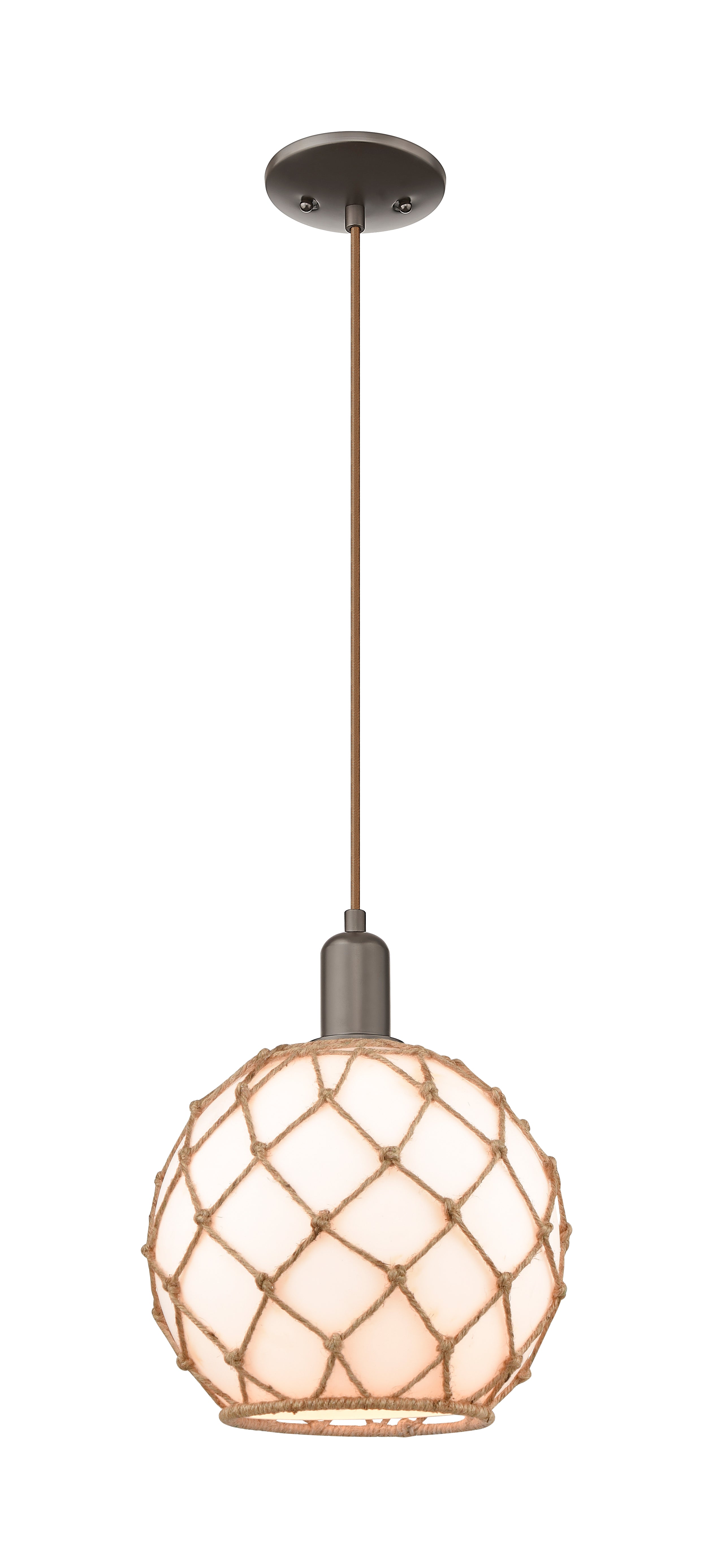 Arcadia Mini Pendant Antique Brass Cast