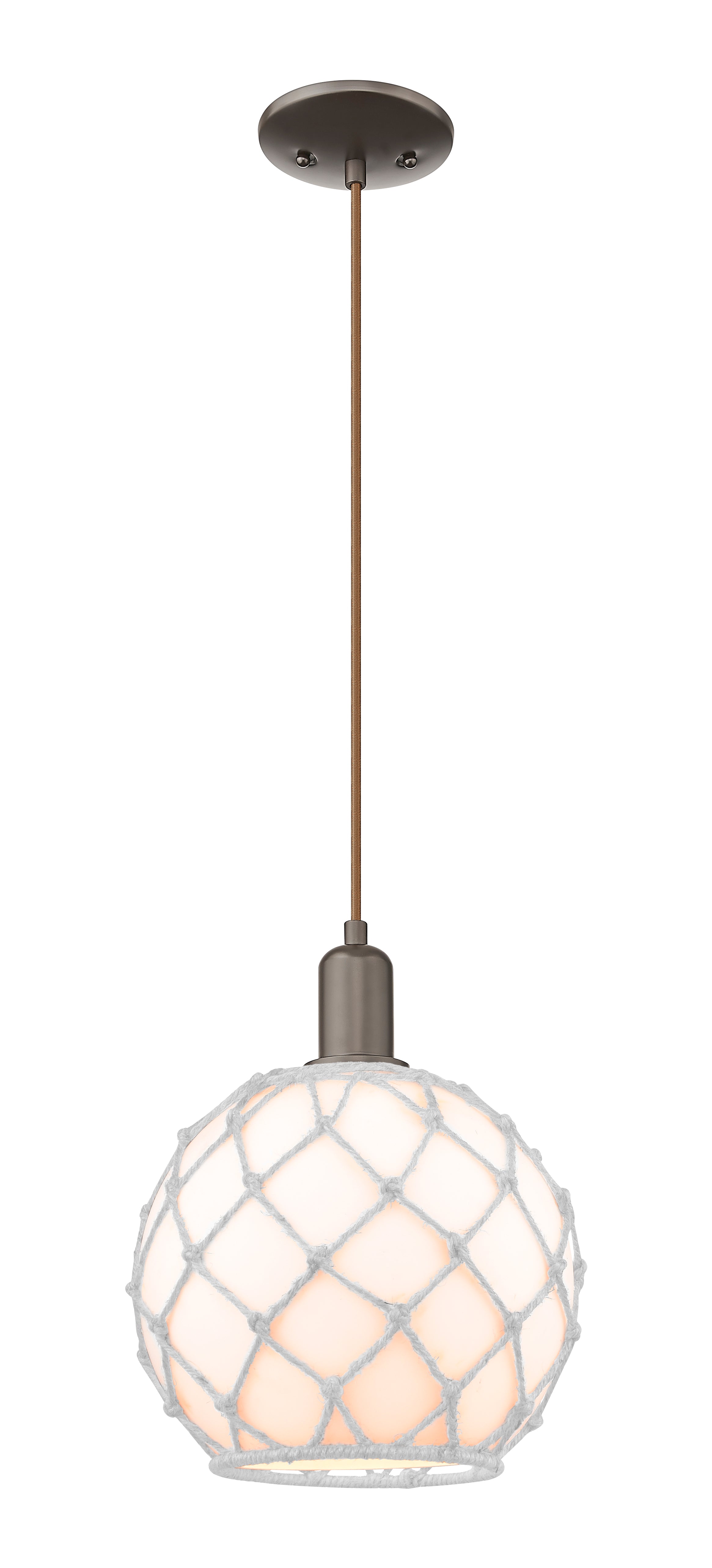 Arcadia Mini Pendant Antique Brass Cast
