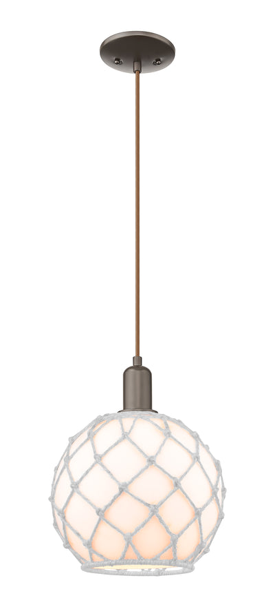 Arcadia Mini Pendant Antique Brass Cast