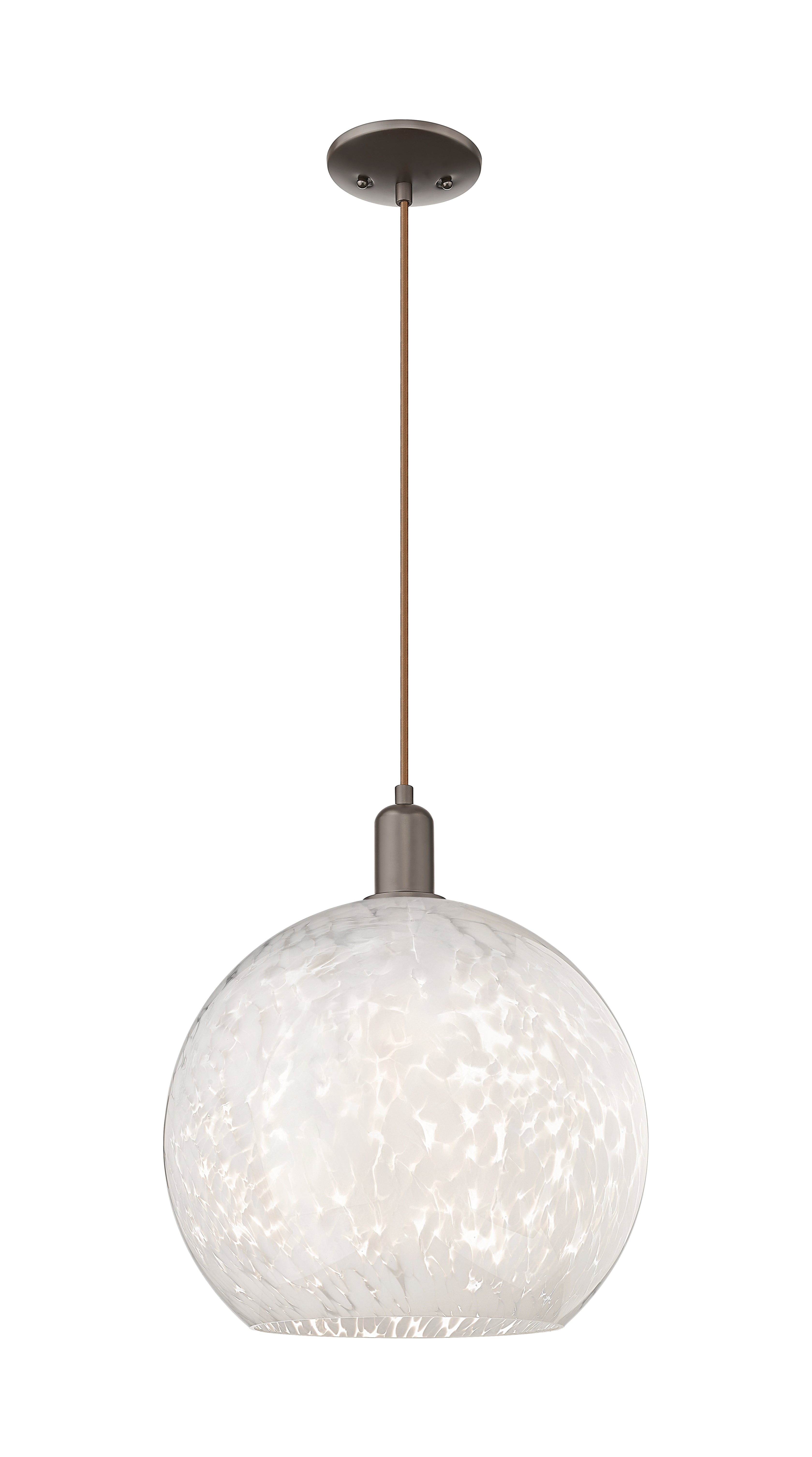 Arcadia Mini Pendant Antique Brass 13.75 Inch