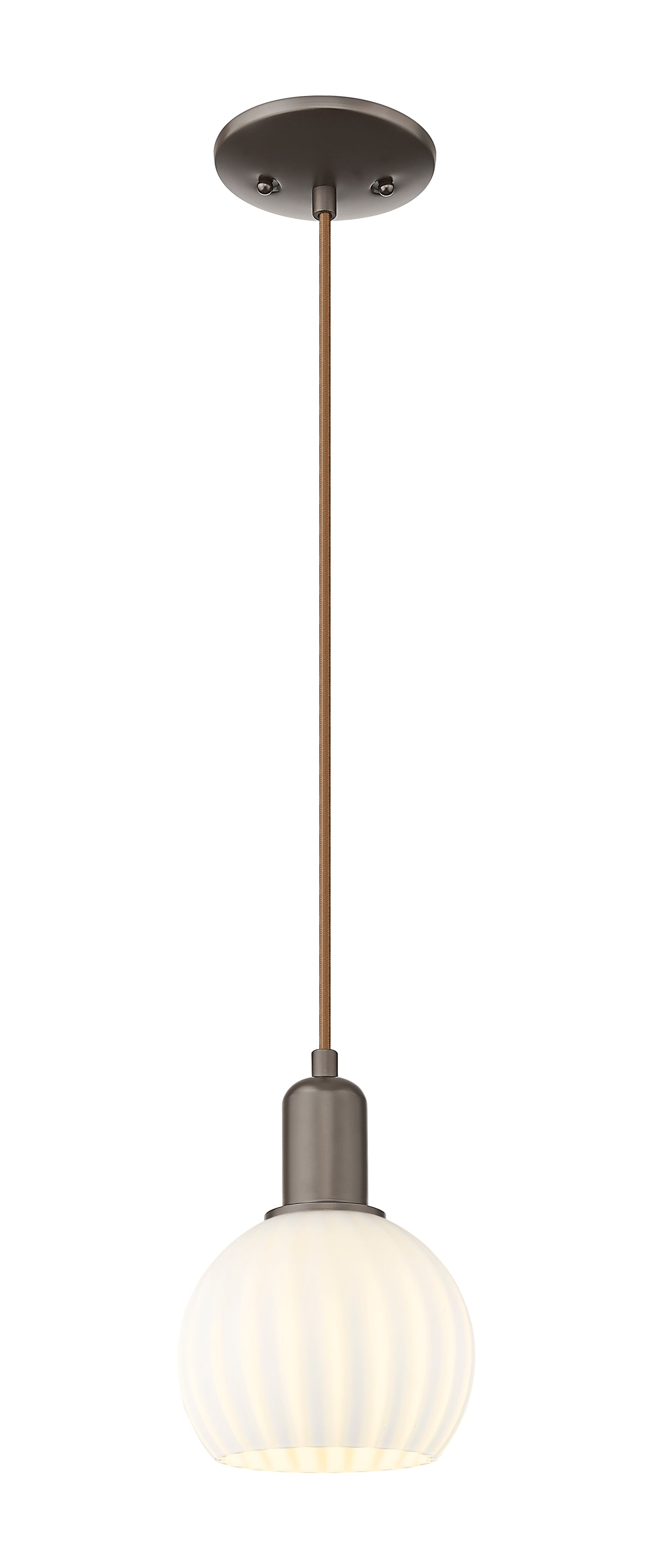 Arcadia Mini Pendant Cast Brass Antique