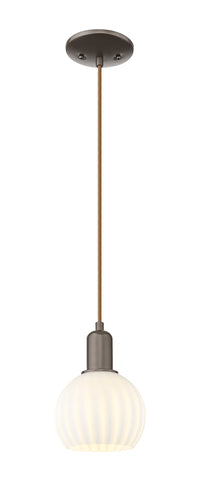 Arcadia Mini Pendant Cast Brass Antique