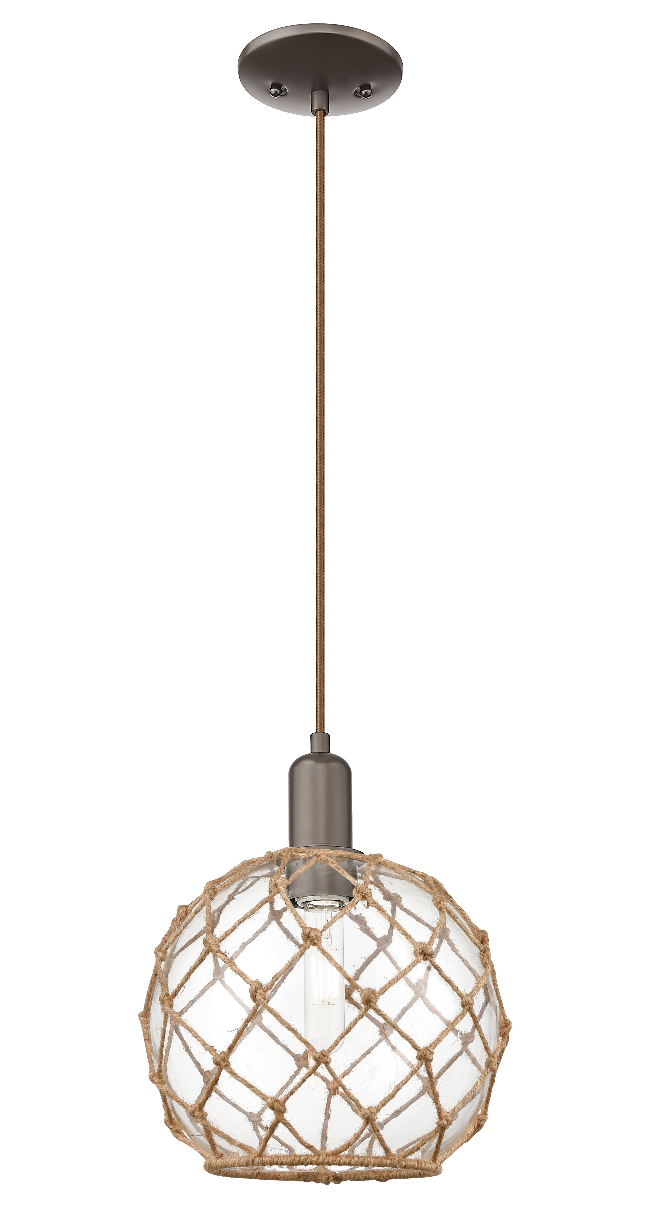 Arcadia Mini Pendant Antique Brass Cast