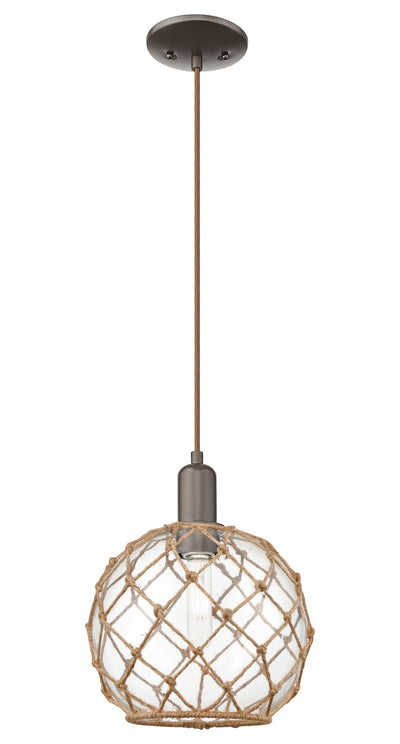 Arcadia Mini Pendant Antique Brass Cast