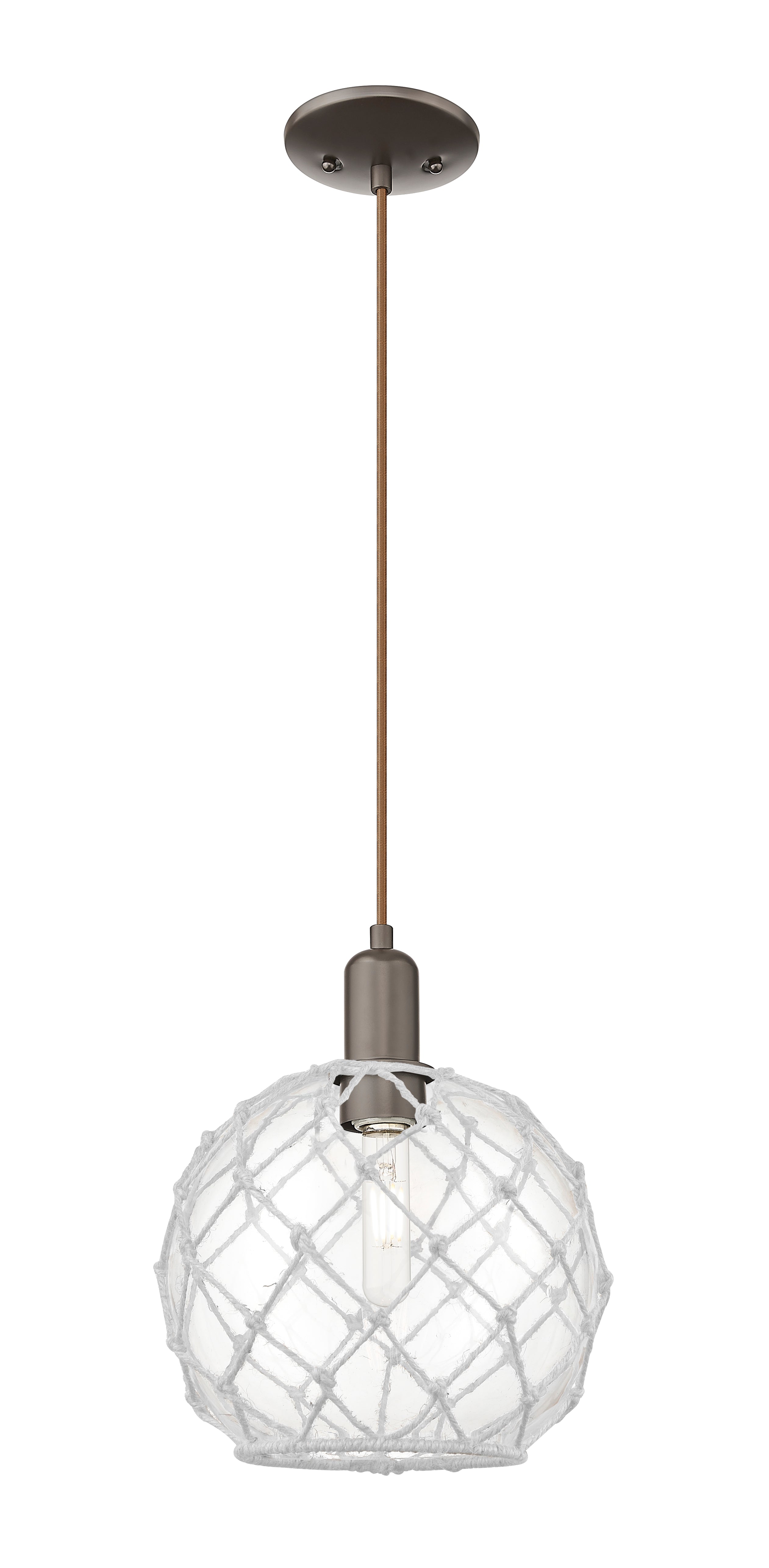 Arcadia Mini Pendant Antique Brass Cast