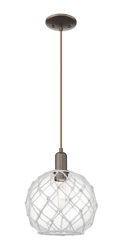 Arcadia Mini Pendant Antique Brass Cast