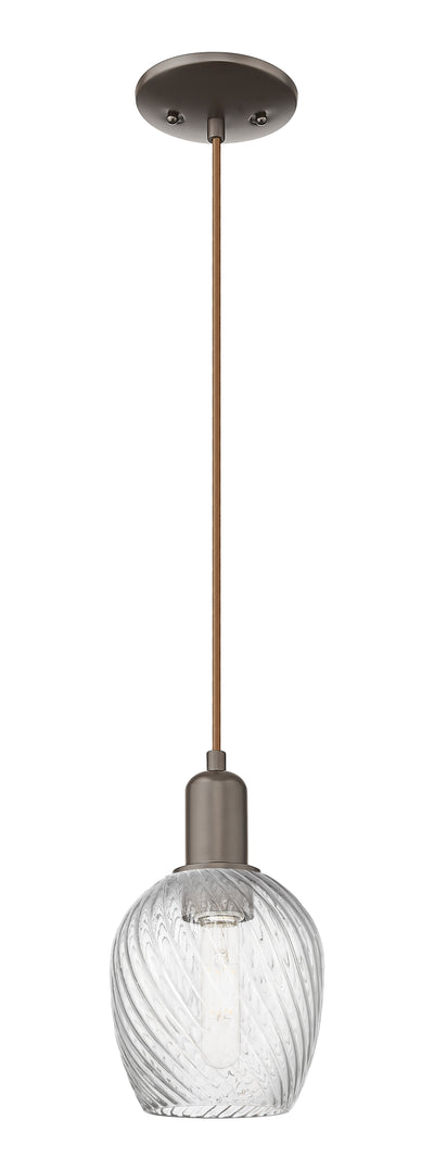 Arcadia Mini Pendant Antique Brass Finish