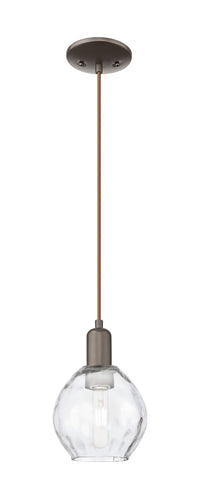 Arcadia Mini Pendant Antique Brass Glass