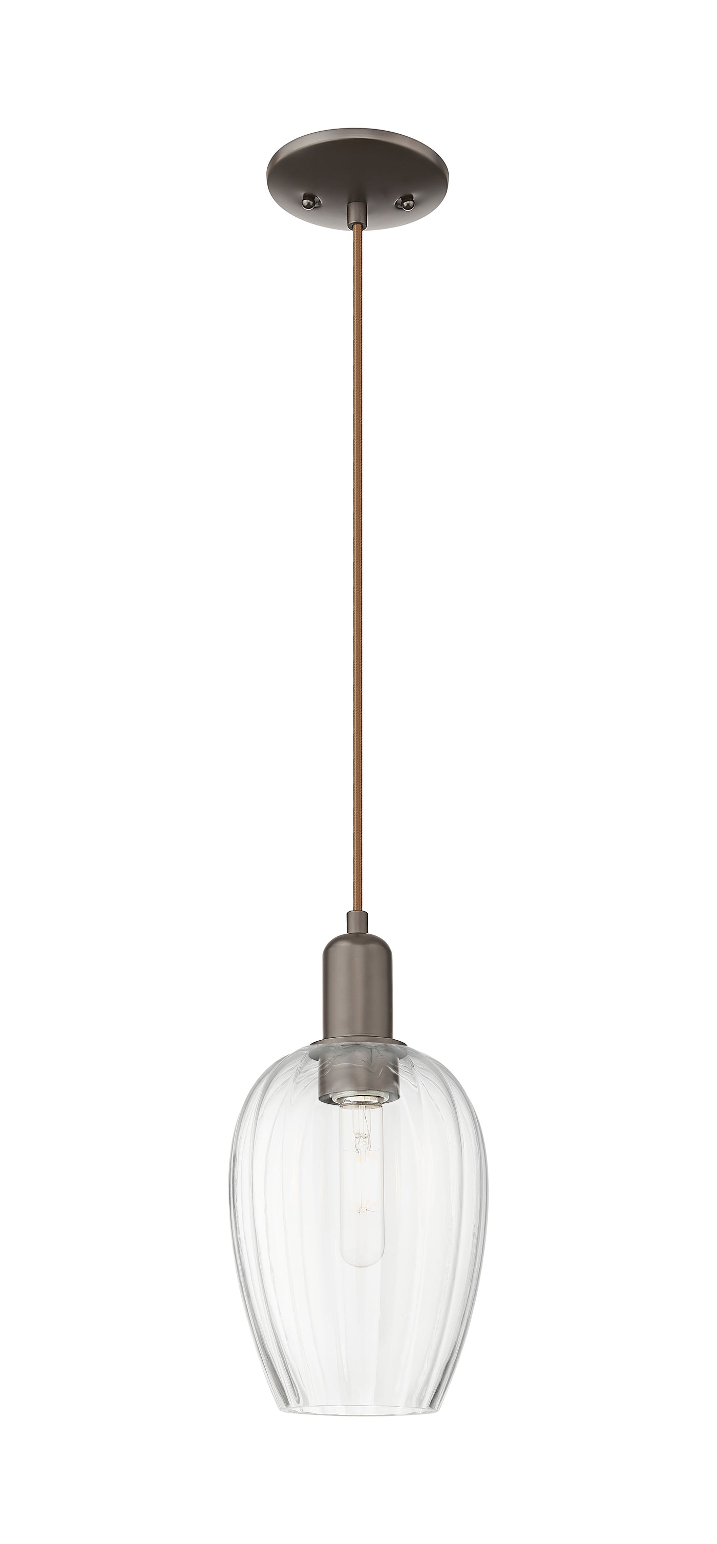 Arcadia Mini Pendant Antique Brass Dimmable