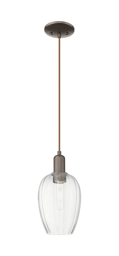 Arcadia Mini Pendant Antique Brass Dimmable