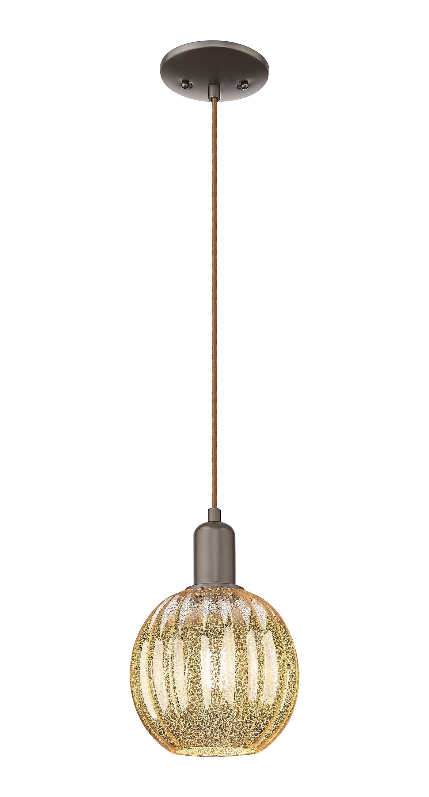 Arcadia Mini Pendant Antique Brass Finish