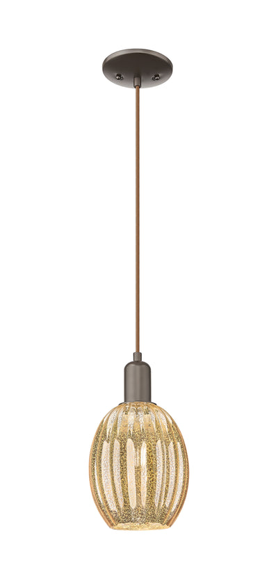 Arcadia Mini Pendant Antique Brass Finish