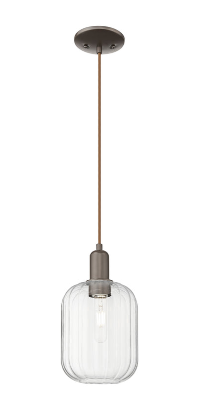 Arcadia Mini Pendant Antique Brass Glass