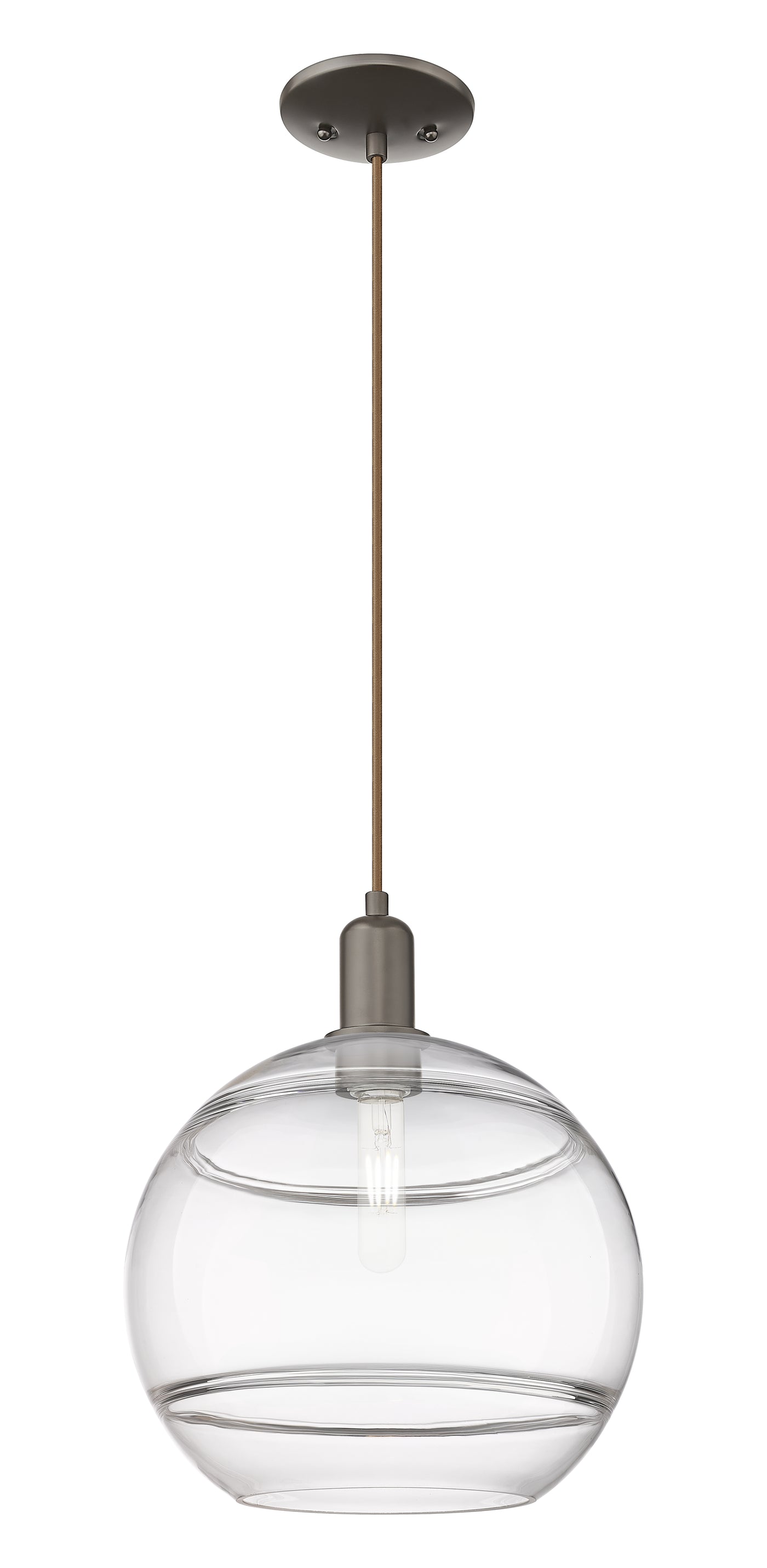 Arcadia Mini Pendant Antique Brass 12 Inch