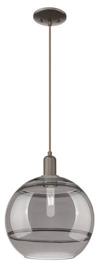 Arcadia Mini Pendant Antique Brass 12 Inch