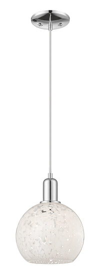Arcadia Mini Pendant Antique Brass 8 Inch