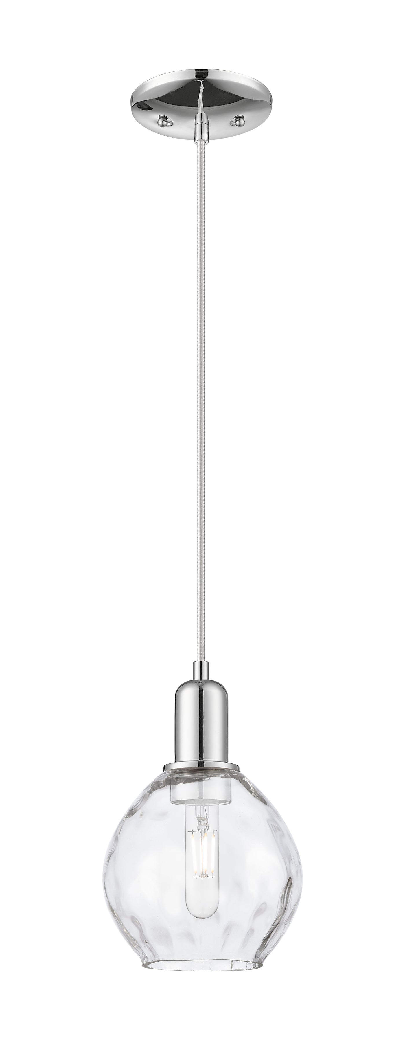Arcadia Mini Pendant Antique Brass Glass